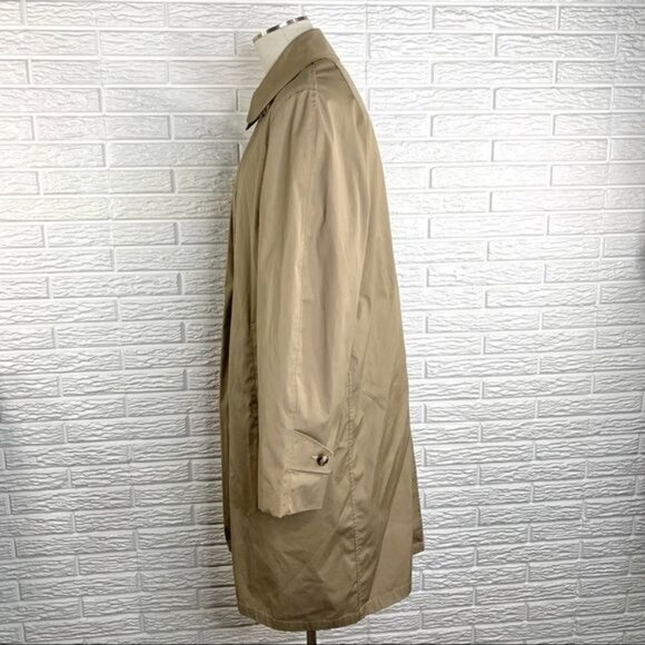 Vintage Mens Sterlingwear of Boston Khaki Overcoat Size 42 - Picture 5 of 7